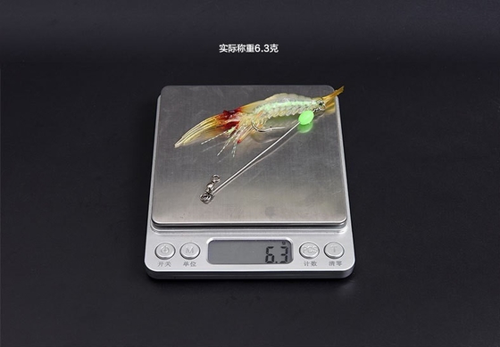 Món mồi tôm mềm Món mồi câu cá đêm 9cm 6g Mô phỏng với móc