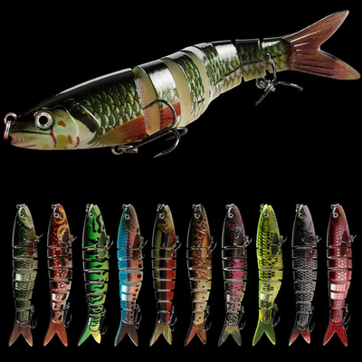 Mackerel Bionic 8 phần mồi đánh cá cứng 20g 13,5cm