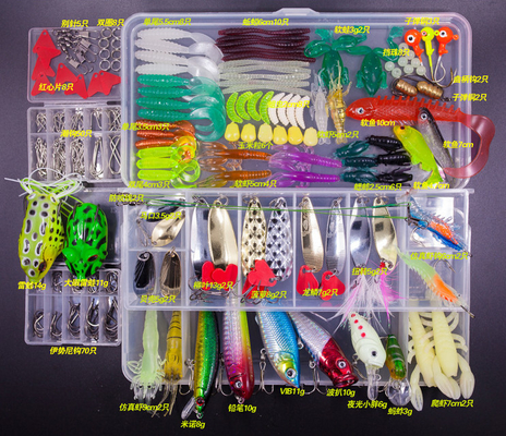 Phòng chống axit câu cá Set 109 - 240 PCSvới kim loại Jig muỗng