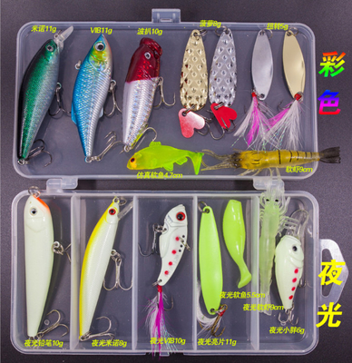 Kim loại Jig muỗng cá mồi chống ăn mòn 17 - 73 PCS