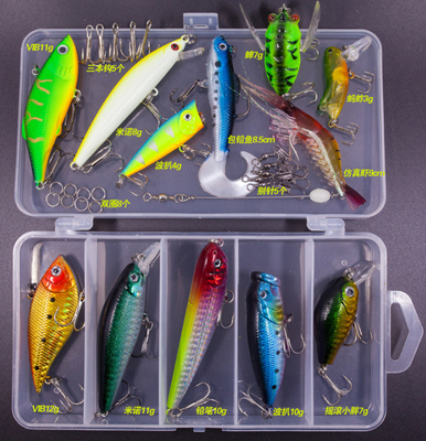 Kim loại Jig muỗng cá mồi chống ăn mòn 17 - 73 PCS