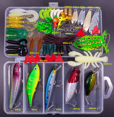 Kim loại Jig muỗng cá mồi chống ăn mòn 17 - 73 PCS
