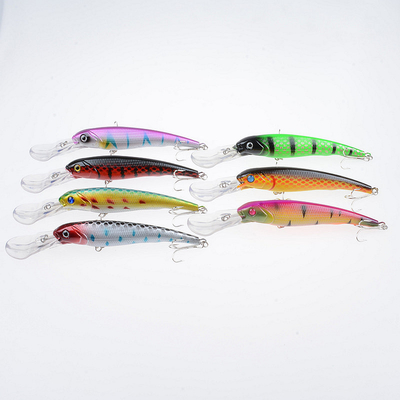 7 màu 16,50cm 27,50g Perch, Crucian, Culter Alburnus Plastic Lure Minnow Mồi câu cá