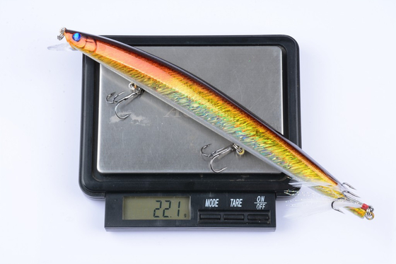 6 màu 18.50CM/22g 4# móc cá cá cá,Crucian,Culter Alburnus ABS Minnow biển câu cá mồi mồi