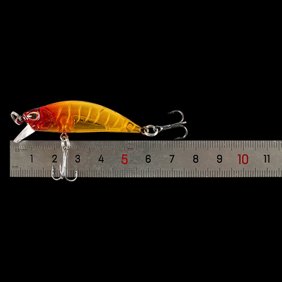 15 màu sắc 6CM/5G Sinking Minnow Lôi câu cá Mullet,Perch,Catfish Plastic Hard Bait