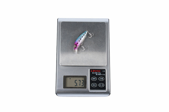 9 Màu sắc 5.5CM/5.70G Chơi cá Minnow Mồi câu cá Mullet,Perch,Catfish Mồi cứng nhựa