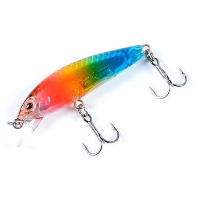 9 Màu sắc 5.5CM/5.70G Chơi cá Minnow Mồi câu cá Mullet,Perch,Catfish Mồi cứng nhựa