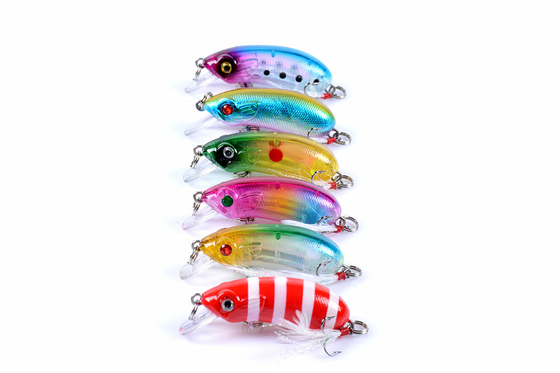 Mô hình mới 6 Màu sắc 5.1CM/7.2G Sinking Minnow Lure câu cá Mullet,Perch,Catfish nhựa mồi cứng