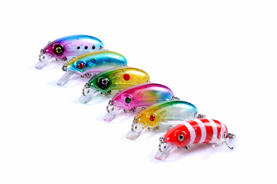 Mô hình mới 6 Màu sắc 5.1CM/7.2G Sinking Minnow Lure câu cá Mullet,Perch,Catfish nhựa mồi cứng