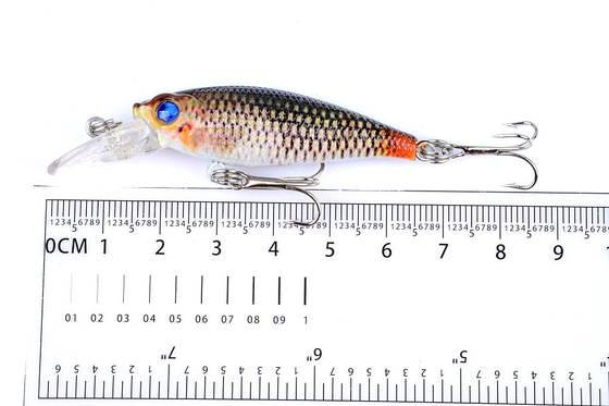 6 màu 6.5CM/5G Mô hình mới Mullet,Perch,Catfish Plastic Hard Bait Sinking Minnow
