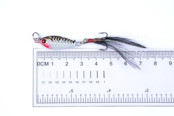 4 Màu sắc 3.2CM/5G 8# Hooks Perch,Catfish Plastic Hard Bait Sinking Minnow Lure