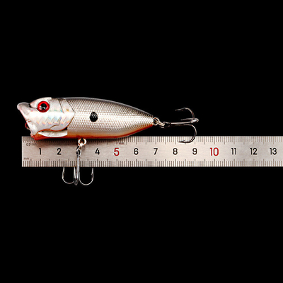 5 màu 7CM/12.20g Perch,Catfish nhựa Hard Bait Casting Trolling Popper
