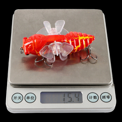 10 Màu sắc 7.5CM/15.5g Twin Propeller nhựa Hard Bait Tractor Rotary Tackle Popper Lure đánh cá