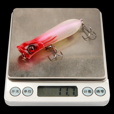 10 Màu sắc 8.50CM/11.70g Perch,Catfish nhựa mồi cứng ném Trolling Popper câu cá mồi