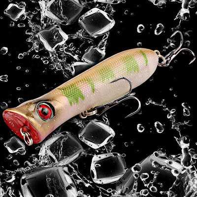 10 Màu sắc 8.50CM/11.70g Perch,Catfish nhựa mồi cứng ném Trolling Popper câu cá mồi