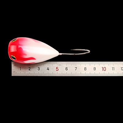 6 màu 5.50CM/12.2g Mắt 3D Nhồi nhử nhựa Rắn nhịn Ném Trolling Popper nổi Mồi câu cá