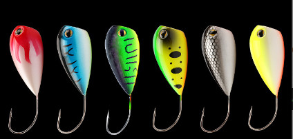 6 màu 5.50CM/12.2g Mắt 3D Nhồi nhử nhựa Rắn nhịn Ném Trolling Popper nổi Mồi câu cá