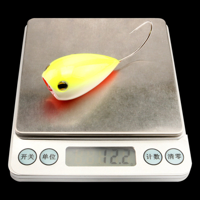 6 màu 5.50CM/12.2g Mắt 3D Nhồi nhử nhựa Rắn nhịn Ném Trolling Popper nổi Mồi câu cá