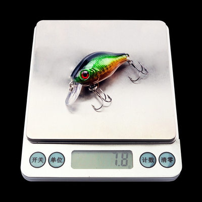 5 màu 6CM/7.8g 3D Mắt nhựa Hard Bait Casting Trolling 0.50m-1.5m Floating Crank Mồi câu cá