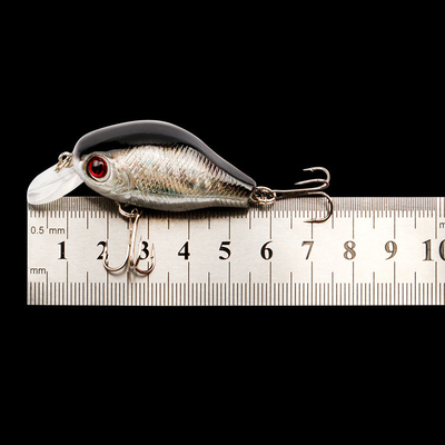 5 màu 6CM/7.8g 3D Mắt nhựa Hard Bait Casting Trolling 0.50m-1.5m Floating Crank Mồi câu cá