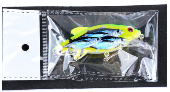 3 màu 4.3CM/4.4g 6# Hooks 3D Mắt Sơn nhựa mồi 0.30m-0.6M Động cơ lượn lượn