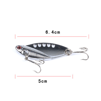 Sliver Gold 5cm / 10g cứng VIB mồi câu cá mồi chống ăn mòn