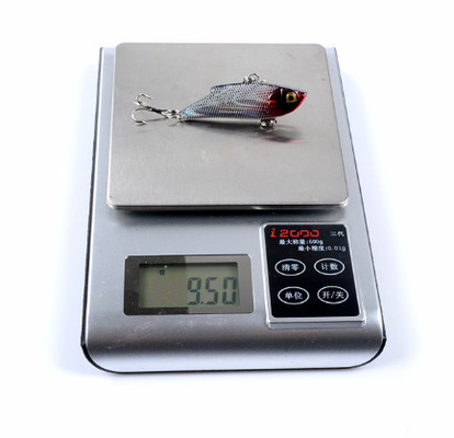 3D Eyes Hard VIB Lure câu cá 10 màu 5.50cm/10g 8# Hook