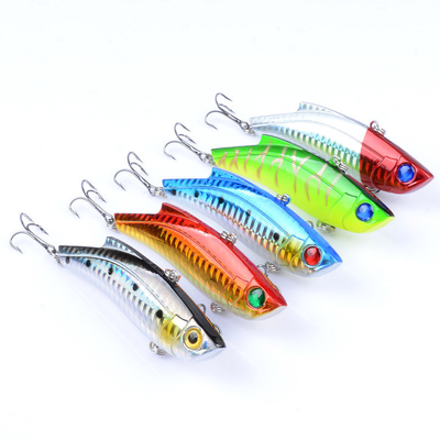 5 màu 9.6CM/26.5g 4# đầy đủ Lớp bơi Đẹp mồi Longer Shot VIB Lure câu cá