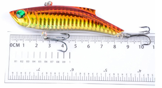 5 màu 9.6CM/26.5g 4# đầy đủ Lớp bơi Đẹp mồi Longer Shot VIB Lure câu cá