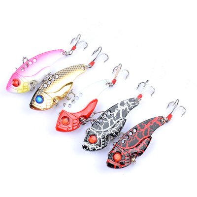 5 màu 5.5cm/11g 8# đầy đủ Lớp bơi Hard bait Longer shot VIB Lure câu cá