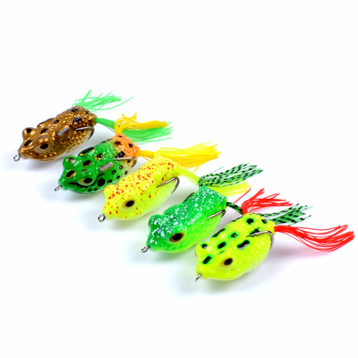 5 màu 5.70CM/14g Ếch mồi Mulet Snakehead cá mồi Longer Shot Mồi đánh cá