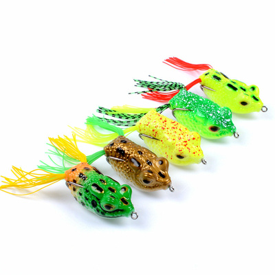 5 màu 5.70CM/14g Ếch mồi Mulet Snakehead cá mồi Longer Shot Mồi đánh cá