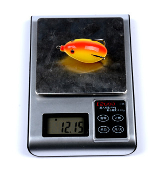 5 màu 5,50cm/12,20g ếch mồi mồi nhện đầu cá mềm mồi câu mồi