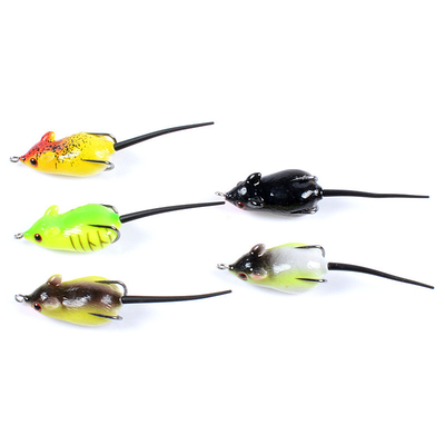 5 màu 5.10CM/8.20g ếch mỏng mồi nhửm đầu rắn cá mồi câu cá