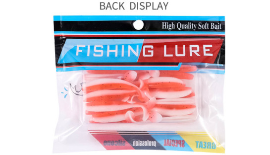 14 Màu sắc 6CM/1.6g 20PCS/Bag Mullet Fish Bait Dragonfly Sinking PVC Soft Lures Lure đánh bắt cá