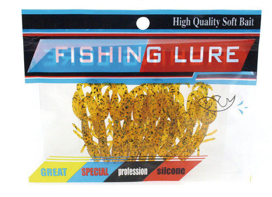 Crystal Soft Shrimp Worm Lure Lure 6 màu 5.5CM 1.4g 10PCS/Bag