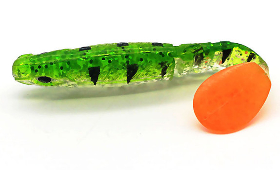 Soft T Tail Monnow Lures PVC Bionic mồi giả câu cá 16 màu 8cm 6g