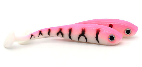 Mái đuôi T giả Monnow mồi mỏng mồi câu cá silicone 11 màu 7cm 2,1g
