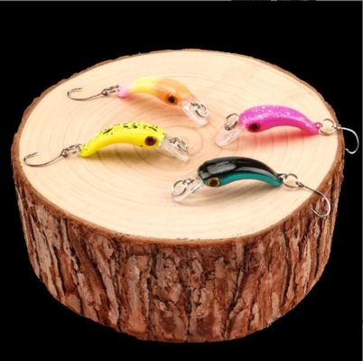 4cm 1.5g Nhỏ Minnow mồi Micro Object Hook Throw loại 8 Màu sắc