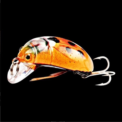 Động vật nổi nhỏ Minnow mồi Crank Beetle 8 màu sắc 3.8cm / 4.1g