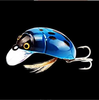 Động vật nổi nhỏ Minnow mồi Crank Beetle 8 màu sắc 3.8cm / 4.1g