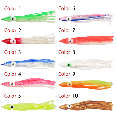 Bạch tuộc râu mịn mịn mồi mồi mồi mờ 20 màu 12,5cm 4,2g