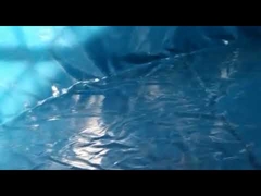 Bể cá bạt PVC với lưới kim loại