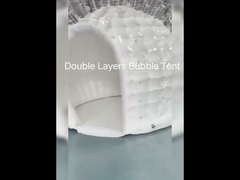 BGO Cửa hàng bong bóng bơm hai lớp cách nhiệt tốt ngoài trời Restrant Coffee Bar Global Tent
