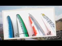 Mồi câu cá BGO Bằng gỗ Mồi nhử Minnow Pencil Wood Lure