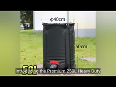 Nhà kính PVC vườn thùng mưa, thùng nước nhựa gấp 150L thùng nước di động